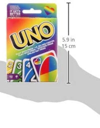 UNO Play with Pride Card Game with 112 Cards and Instructions, Great Gift for Ages 7 Years Old & Up
