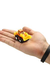 Kids Construction Car Toys for 2 3 4 Year Old Boys Toddler Mini Pull Back Vehicles Excavator Truck Tractor for Christmas Birthday Gift Party Supplies Favors Stocking Stuffers (Color Random)
