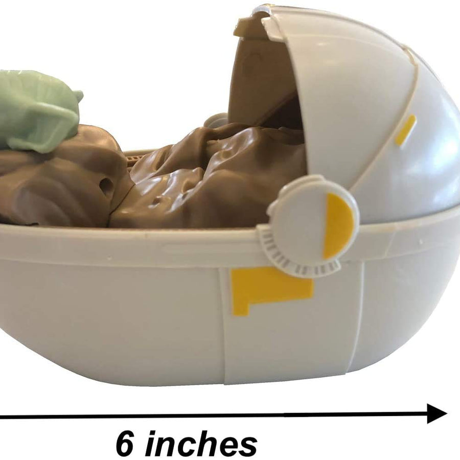 Mandalorian Star Wars The Baby Yoda The Child in Pram - Remote Control Crib Car (Green)