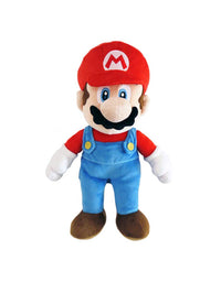 Little Buddy Super Mario All Star Collection 1414 Mario Stuffed Plush, Multicolored,9.5"
