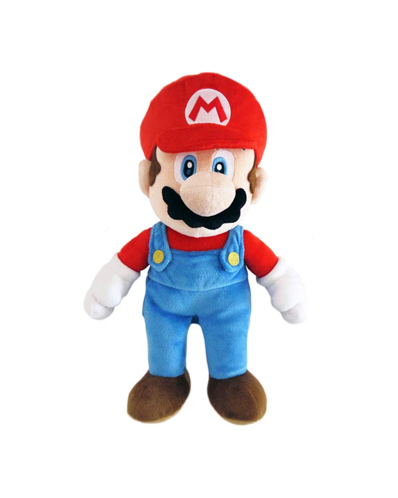 Little Buddy Super Mario All Star Collection 1414 Mario Stuffed Plush, Multicolored,9.5"