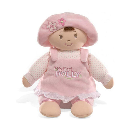GUND My First Dolly Stuffed Plush Blonde Doll, 12"