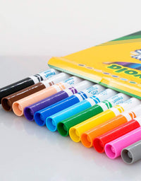Crayola Ultra Clean Washable Markers, Broad Line, 12 Count
