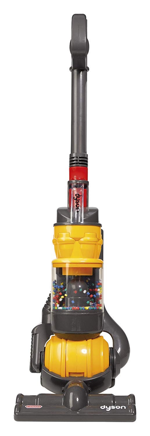 Ball Vacuum Toy Vacuum with Working Suction and Sounds, Grey/Yellow/Multicolor Brilliant Toy