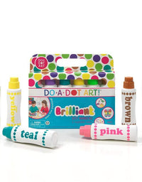 Do A Dot Art! Markers Brilliant Washable 6 pack, The Original Dot Marker
