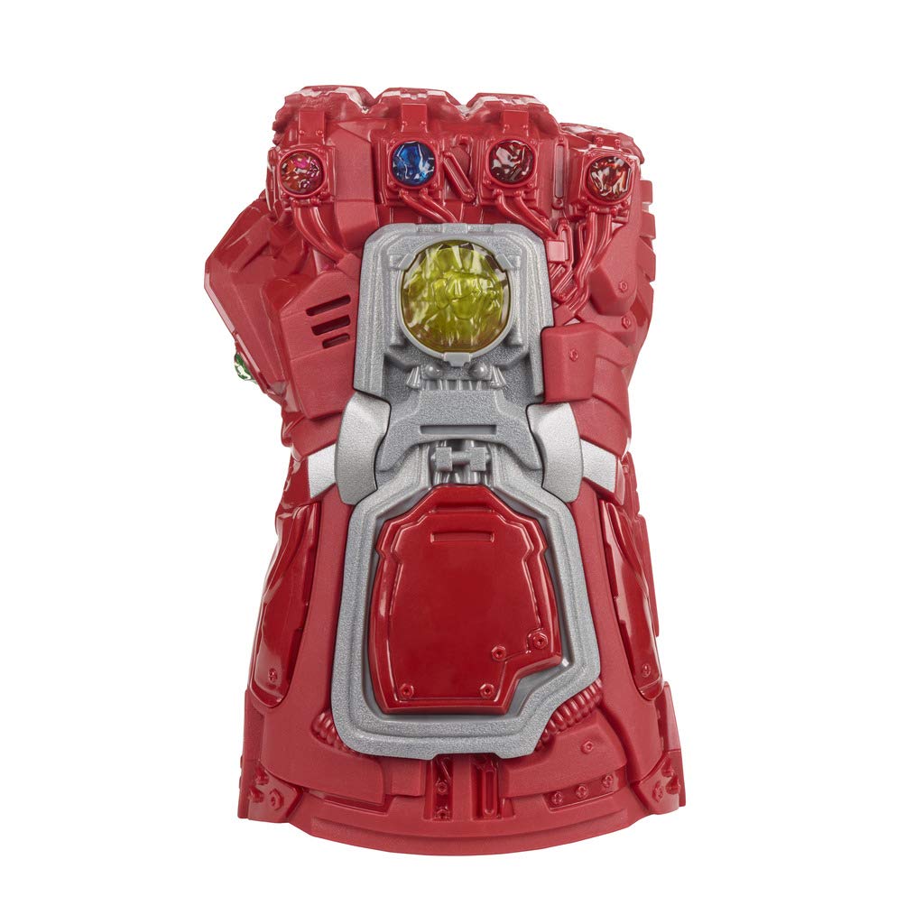 Avengers Marvel Endgame Red Infinity Gauntlet Electronic Fist Roleplay Toy with Lights and Sounds for Kids Ages 5 and Up