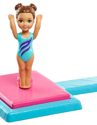 Barbie and Toddler Student Flippin Fun Gymnastics Dolls [Amazon Exclusive]
