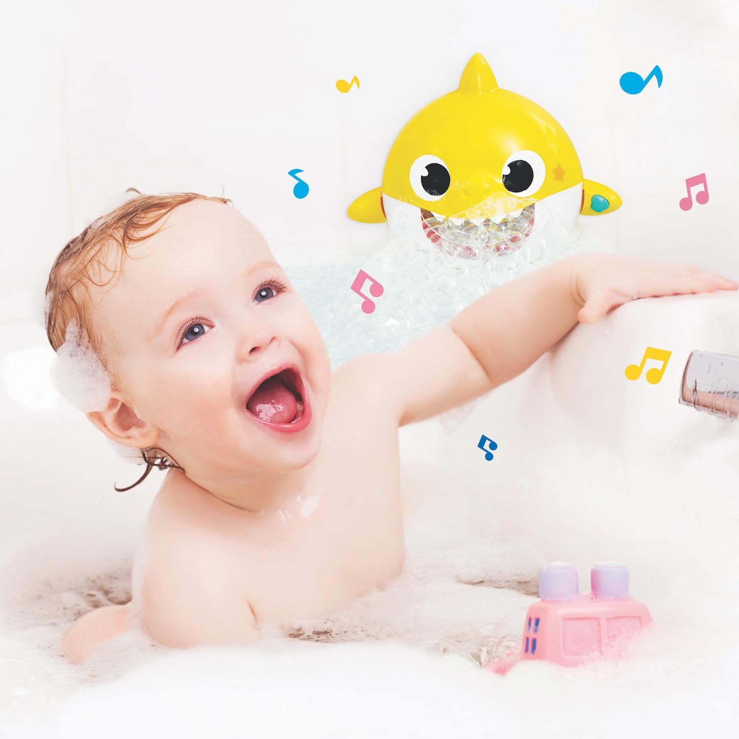 WowWee Pinkfong Baby Shark Official - Singing Bath Time Bubble Maker