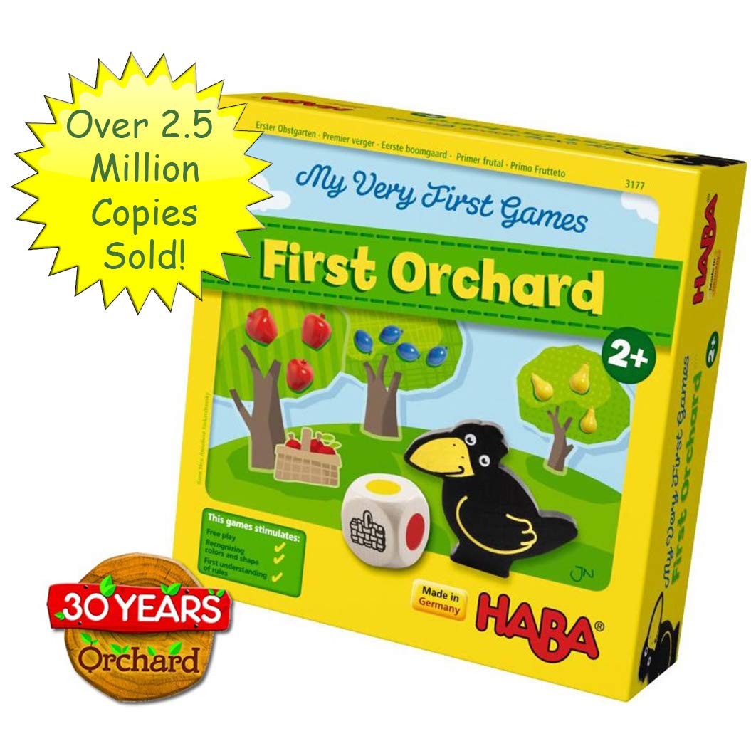 HABA My Very First Games - First Orchard Cooperative Board Game for 2 Year Olds (Made in Germany)