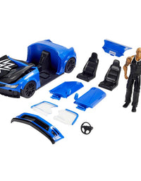 WWE Wrekkin’ Slam-Mobile Vehicle (13-in / 33.02-cm) with Rolling Wheels and 8 Breakable Parts & 6-in / 15.24-cm The Rock Basic Action Figure, Gift for Ages 6 Years Old & Up [Amazon Exclusive]
