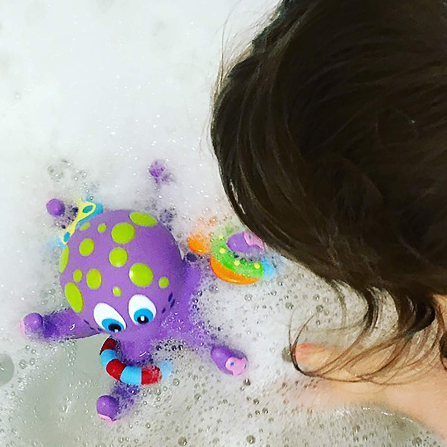 Nuby Octopus Floating Bath Toy , Purple