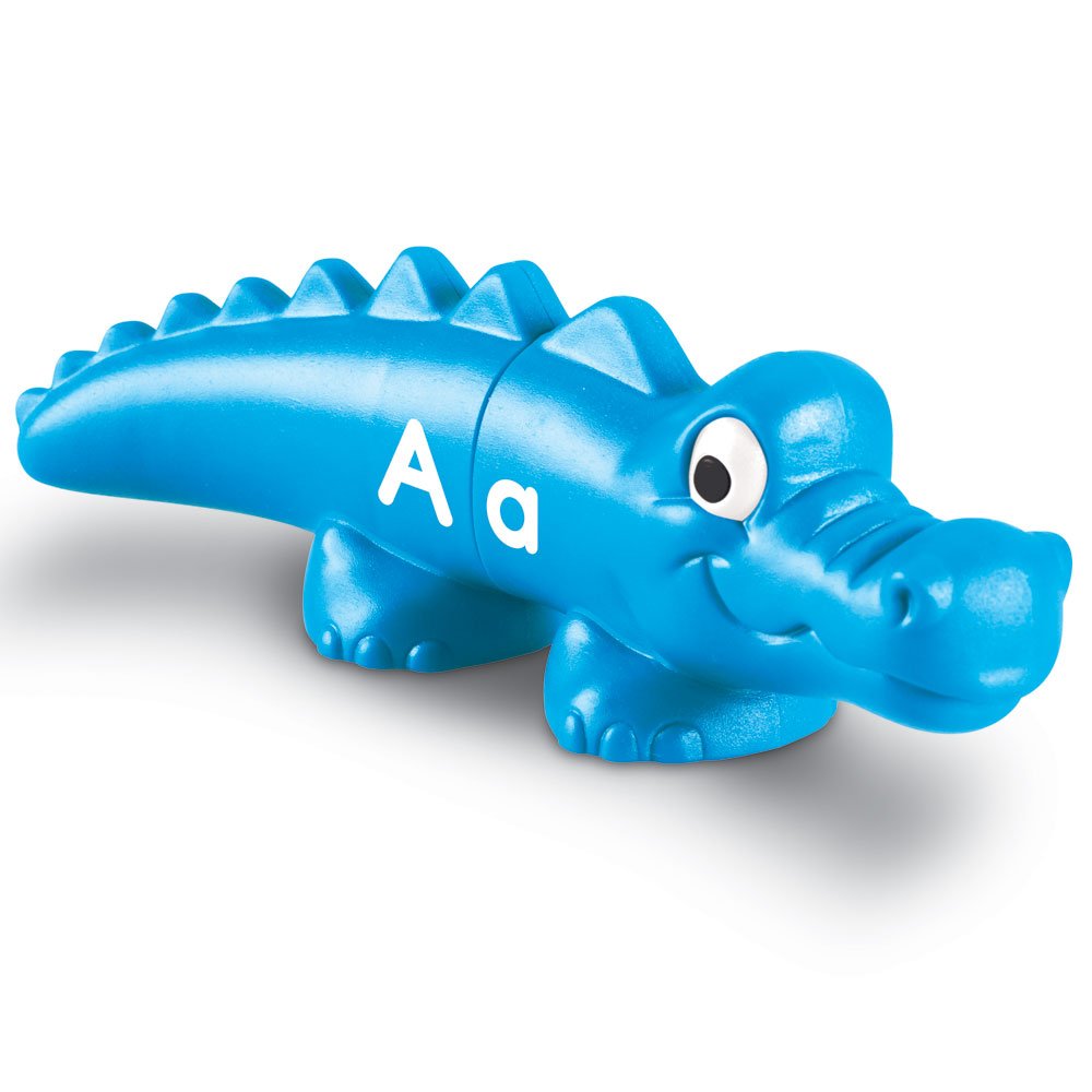 Learning Resources Snap-n-Learn Alphabet Alligators, Fine Motor Toy, 26 Double-Sided Pieces, Ages 18 Months +