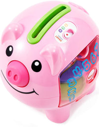 Fisher-Price Laugh & Learn Smart Stages Piggy Bank, Cha-ching! Get Ready To Cash In On Playtime Fun And Learning!
