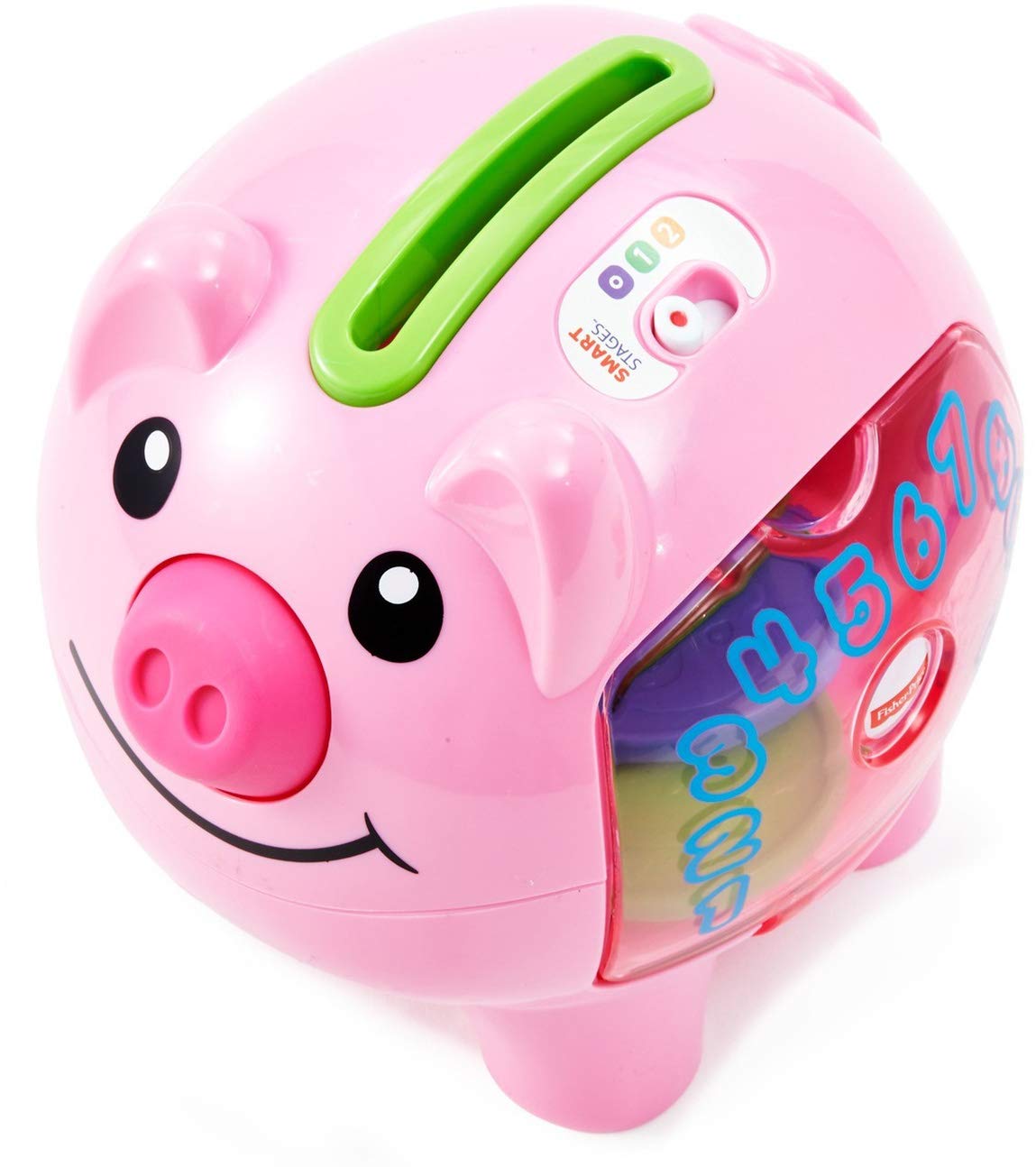 Fisher-Price Laugh & Learn Smart Stages Piggy Bank, Cha-ching! Get Ready To Cash In On Playtime Fun And Learning!