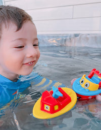 3 Bees & Me Bath Toys for Boys and Girls - Magnet Boat Set for Toddlers & Kids - Fun & Educational

