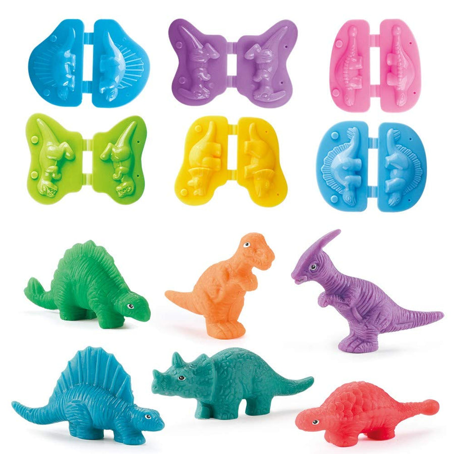 JHong Color Dough Toys Dinosaur World Dough Set Creations Tools for Kid with Animals