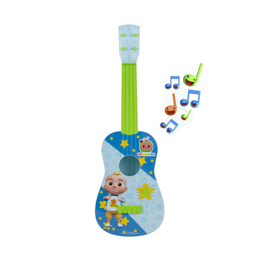 First Act CoComelon Musical Guitar, 23.5” Kids Guitar - Plays Clips of The ‘Finger Family’ Song - Musical Instruments for Kids, Toddlers, and Preschoolers
