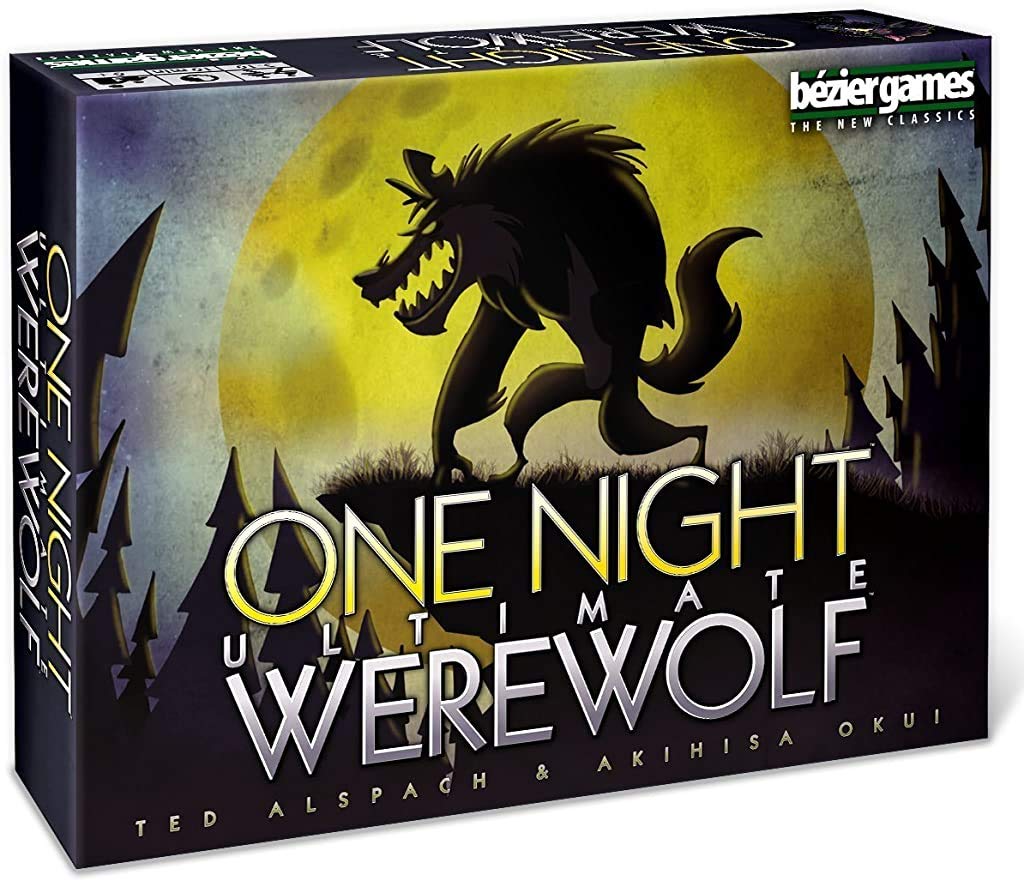 Bezier board Games One Night Ultimate Werewolf Black