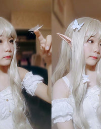 COOLJOY 1 Pair Cosplay Fairy Pixie Elf Ears Accessories Halloween Party Anime Party Costume (Light Complexion)
