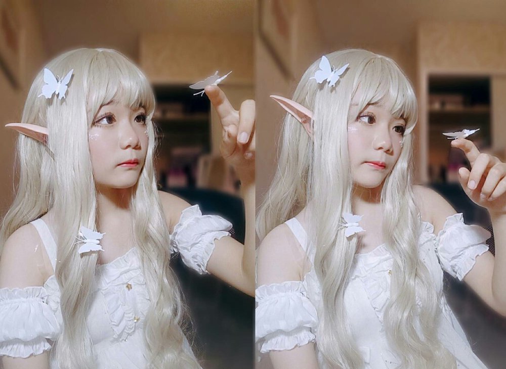 COOLJOY 1 Pair Cosplay Fairy Pixie Elf Ears Accessories Halloween Party Anime Party Costume (Light Complexion)