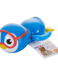 Munchkin Wind Up Swimming Penguin Bath Toy, Blue
