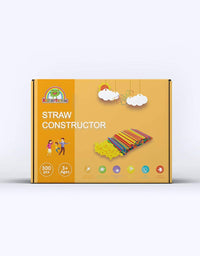 RAINBOW TOYFROG Straw Constructor STEM Building Toys 300 pcs Interlocking Plastic Educational Toys Engineering Building Blocks -Construction Blocks- Kids Toy for 3-12 Year Old Boys and Girls
