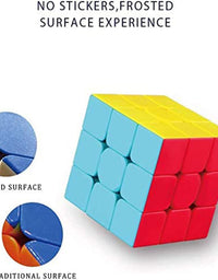 YCBABY Qiyi Warrior W Speed Cube 3x3- Stickerless Magic Cube 3x3x3 Puzzles Toys (56mm), The Most Educational Toy to Effectively Improve Your Child's Concentration, responsiveness and Memory
