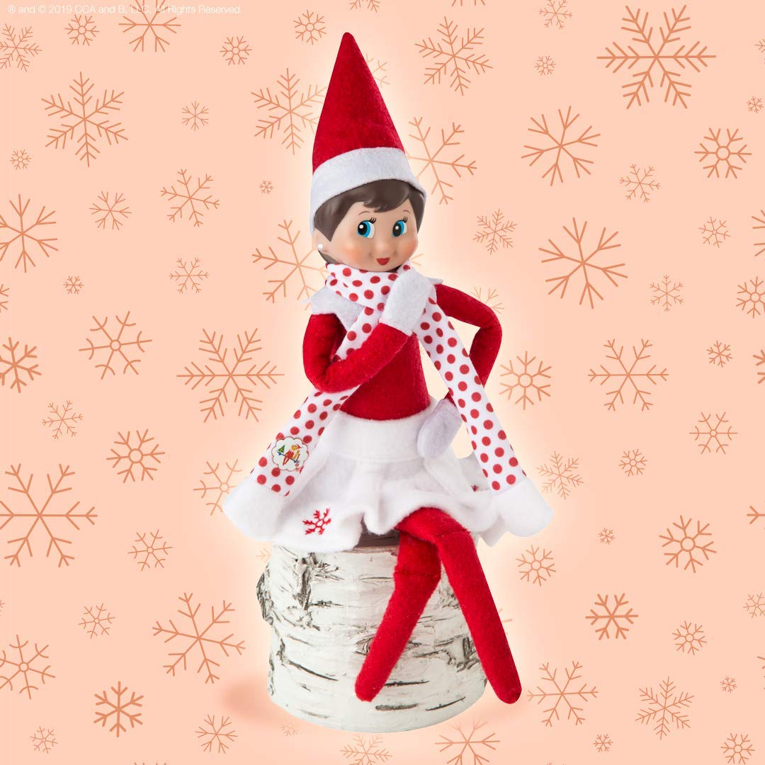 Exclusive 2017 The Elf on the Shelf Claus Couture Collection Snowflake Skirt & Scarf