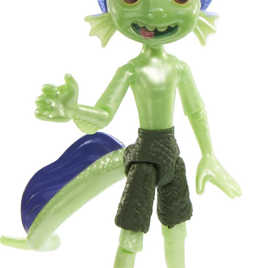Disney and Pixar Luca - Luca Paguro Action Figure Movie Toy, Highly Posable with Color Change Elements, Removable Parts & Authentic Look, Kids Gift Ages 3 Years & Up