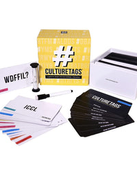 CultureTags - A Game for People Who Love Hashtags + The Culture | Party Game Set for Family Fun or Virtual Play | Age 13 Years and Up

