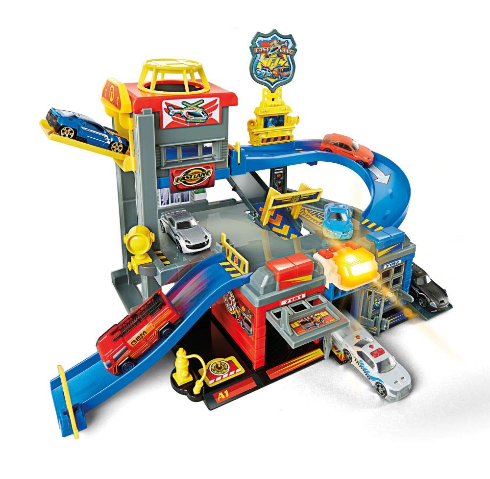 Fast Lane Rescue Station Playset