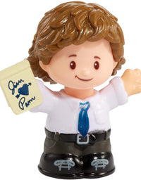 Fisher-Price Little People Collector The Office Figure Set, 4 character figures from the American TV show in a giftable package for fans ages 1-101 years
