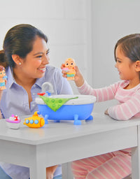 CoComelon Musical Bathtime Playset - Plays Clips of The ‘Bath Song’ - Features 2 Color Change Figures (JJ & Tomtom), 2 Toy Bath Squirters, Cleaning Cloth – Toys for Kids, Toddlers, and Preschoolers
