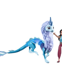 Disney's Raya and The Last Dragon Color Splash Raya and Sisu Dragon, Water Toy for Kids 3 and Up
