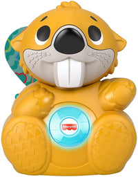 Fisher-Price Linkimals Boppin’ Beaver, Light-up Musical Activity Toy for Baby
