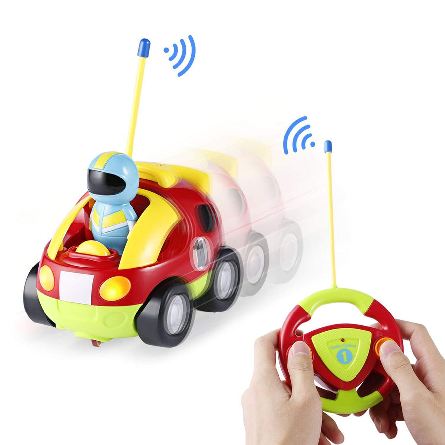 Liberty Imports My First Cartoon RC Race Car Radio Remote Control Toy for Baby, Toddlers, Children