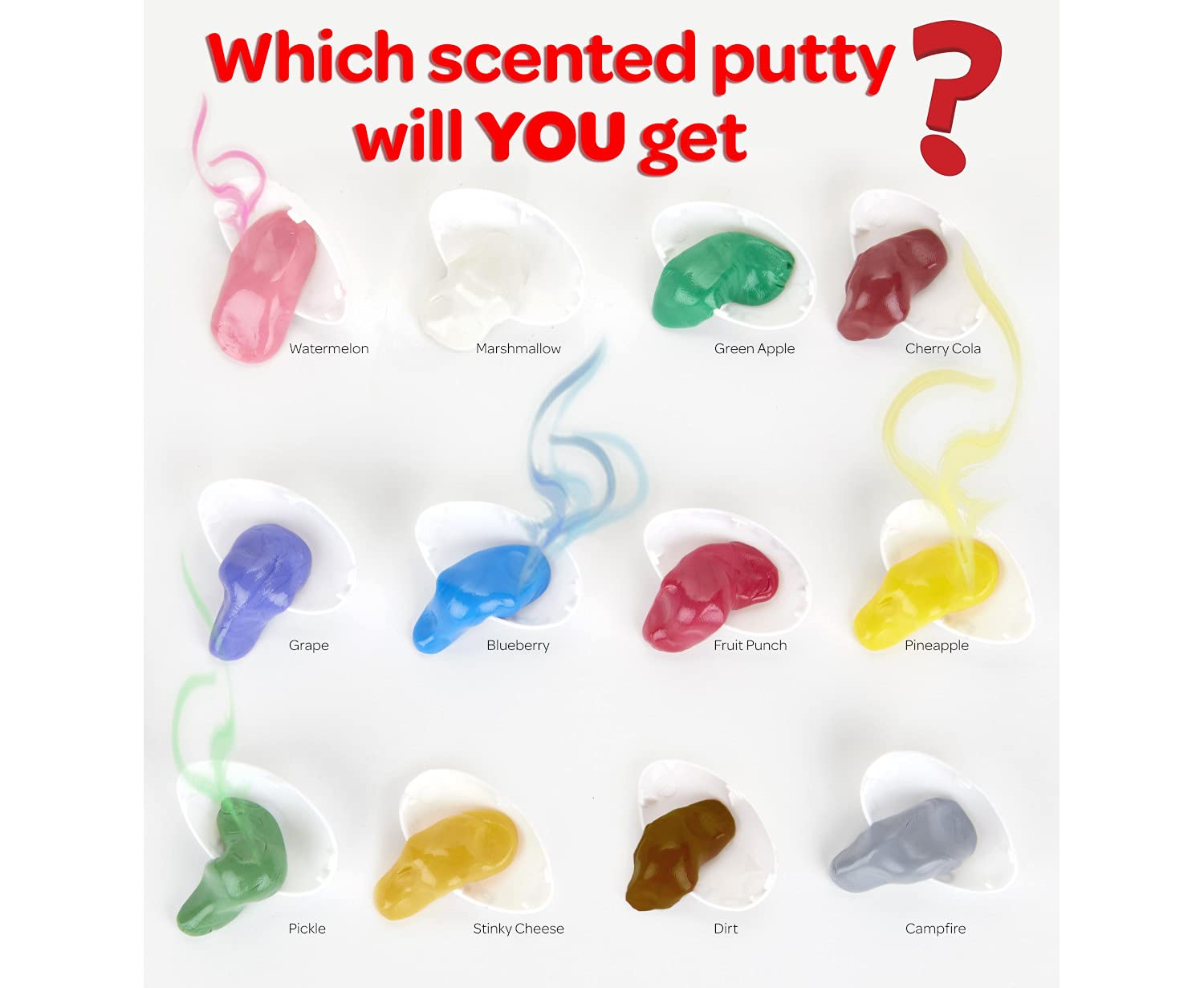 Silly Putty Silly Scents, Scented Putty Egg, Mystery Toy, Gift for Kids, 1ct