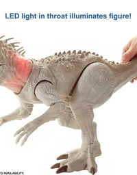 Jurassic World Destroy ‘N Devour Indominus Rex with Chomping Mouth, Slashing Arms, Lights & Realistic Sounds, Swallows 3 ¾ Human Action Figures 

