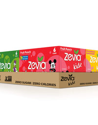 Zevia Kidz Variety Pack, 7.5 Oz Cans (Pack Of 24)
