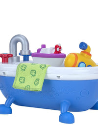 CoComelon Musical Bathtime Playset - Plays Clips of The ‘Bath Song’ - Features 2 Color Change Figures (JJ & Tomtom), 2 Toy Bath Squirters, Cleaning Cloth – Toys for Kids, Toddlers, and Preschoolers
