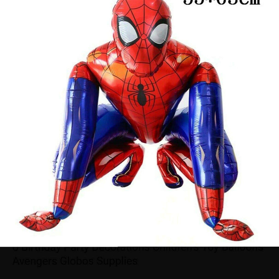 BCD-PRO Superhero Spiderman Airwalker Balloon Medium Size for Kid Toddler Birthday Decoration
