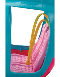 Barbie Helicopter, Pink and Blue with Spinning Rotor

