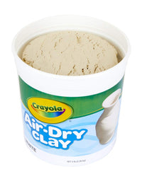 Crayola Air Dry Clay, Natural White Modeling Clay, 5 Lb Bucket
