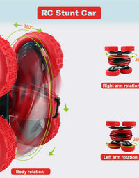 Remote Control Car RC Cars - Drift High Speed Off Road Stunt Truck, Race Toy with 2 Rechargeable Batteries, 4 Wheel Drive, Cool Birthday Gifts for Boys Age 6 7 8 9 10 11 Year Old Kids Toys
