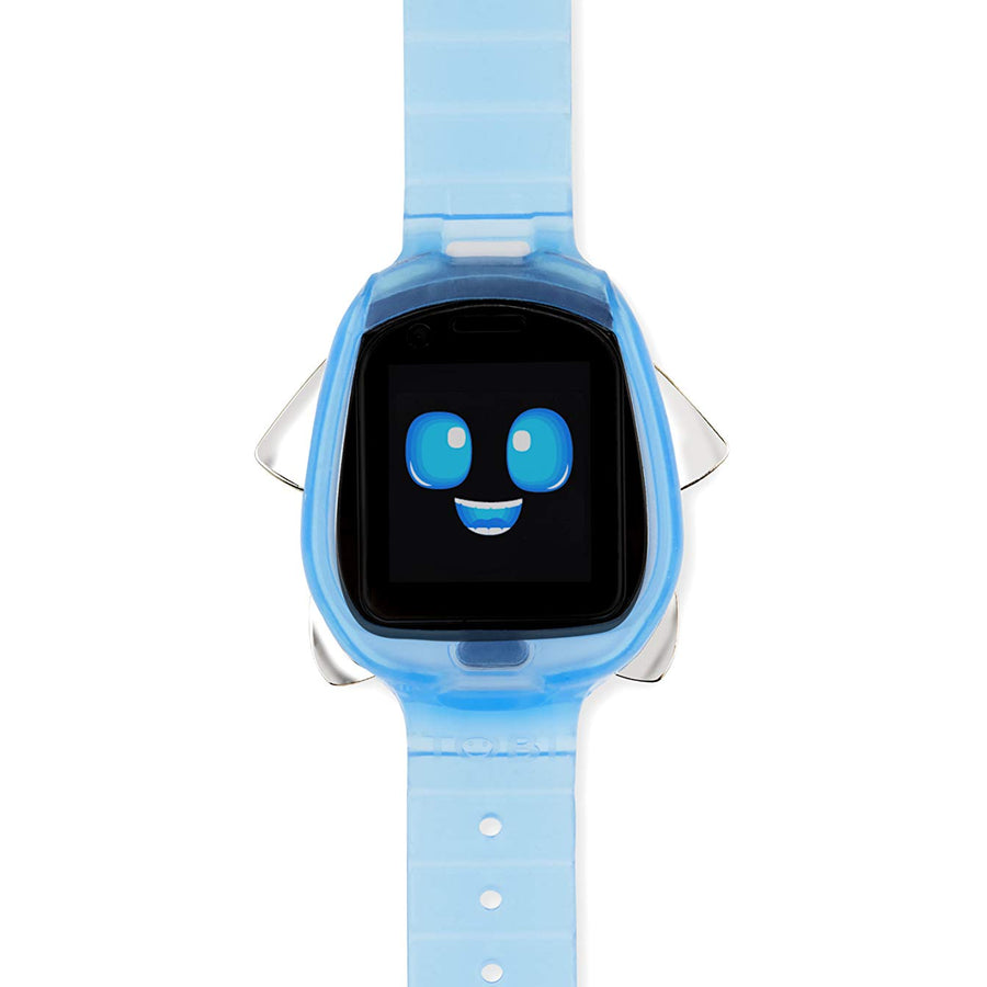 Little Tikes Tobi Robot Smartwatch - Blue with Movable Arms and Legs, Fun Expressions, Sound Effects, Play Games, Track Fitness and Steps, Built-in Cameras for Photo and Video 512 MB | Kids Age 4+