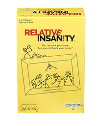 Relative Insanity -- Hilarious Party Game -- From Comedian Jeff Foxworthy -- Ages 14+ -- 4+ Players
