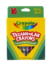 Crayola Triangular Crayons, Toddler Crayons, Coloring Gift for Kids Assorted, 7/16 X 4 in
