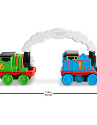 Fisher-Price Thomas & Friends Race & Chase R/C, remote controlled toy train engines for toddlers and preschool kids
