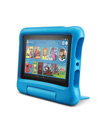 Fire 7 Kids Tablet, 7" Display, ages 3-7, 16 GB, Blue Kid-Proof Case
