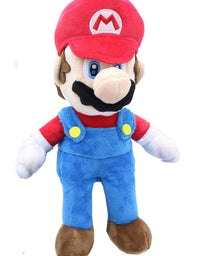 Little Buddy Super Mario All Star Collection 1414 Mario Stuffed Plush, Multicolored,9.5"
